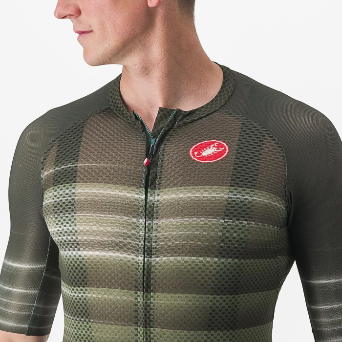 Tricou cu maneca scurta Castelli Climber's 3.0 SL2, Kaki, L [5]