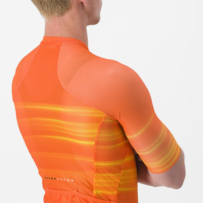 Tricou cu maneca scurta Castelli Climber's 3.0 SL2, Portocaliu, XXXL [4]