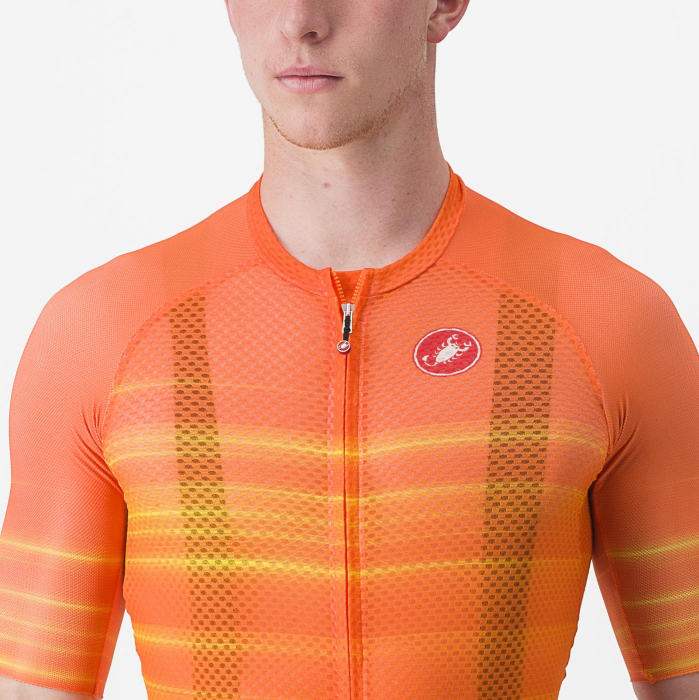 Tricou cu maneca scurta Castelli Climber's 3.0 SL2, Portocaliu, XXXL [5]