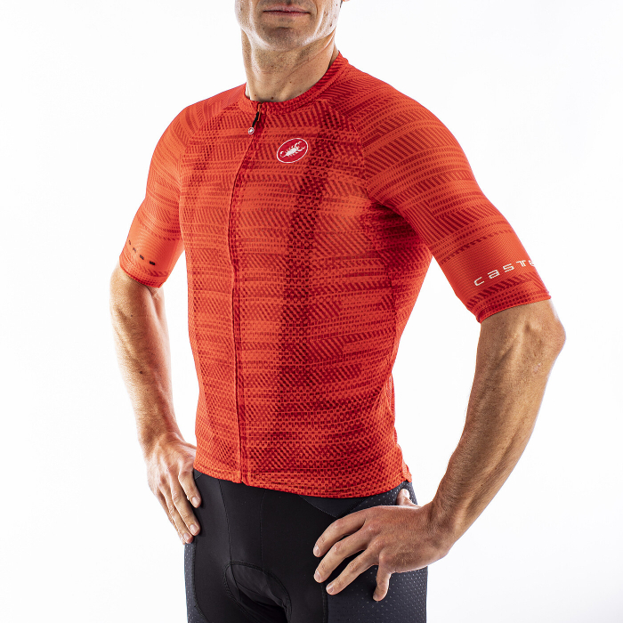 Tricou cu maneca scurta Castelli Climbers 3.0 Fiery Red XXXL [4]