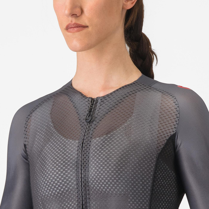 Tricou cu maneca scurta Castelli Climbers A/C W, pentru femei, negru, XS [4]