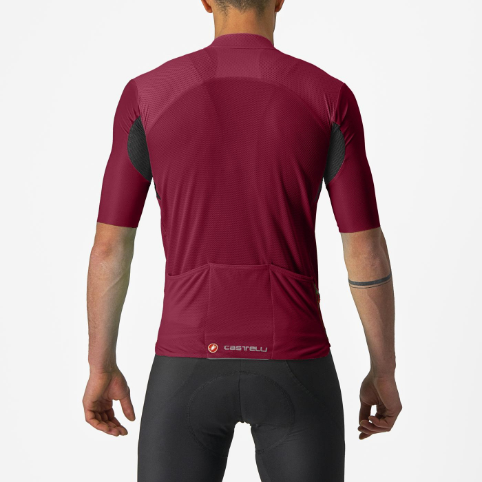 Tricou cu maneca scurta Castelli Endurance Elite, Visiniu, XL [2]