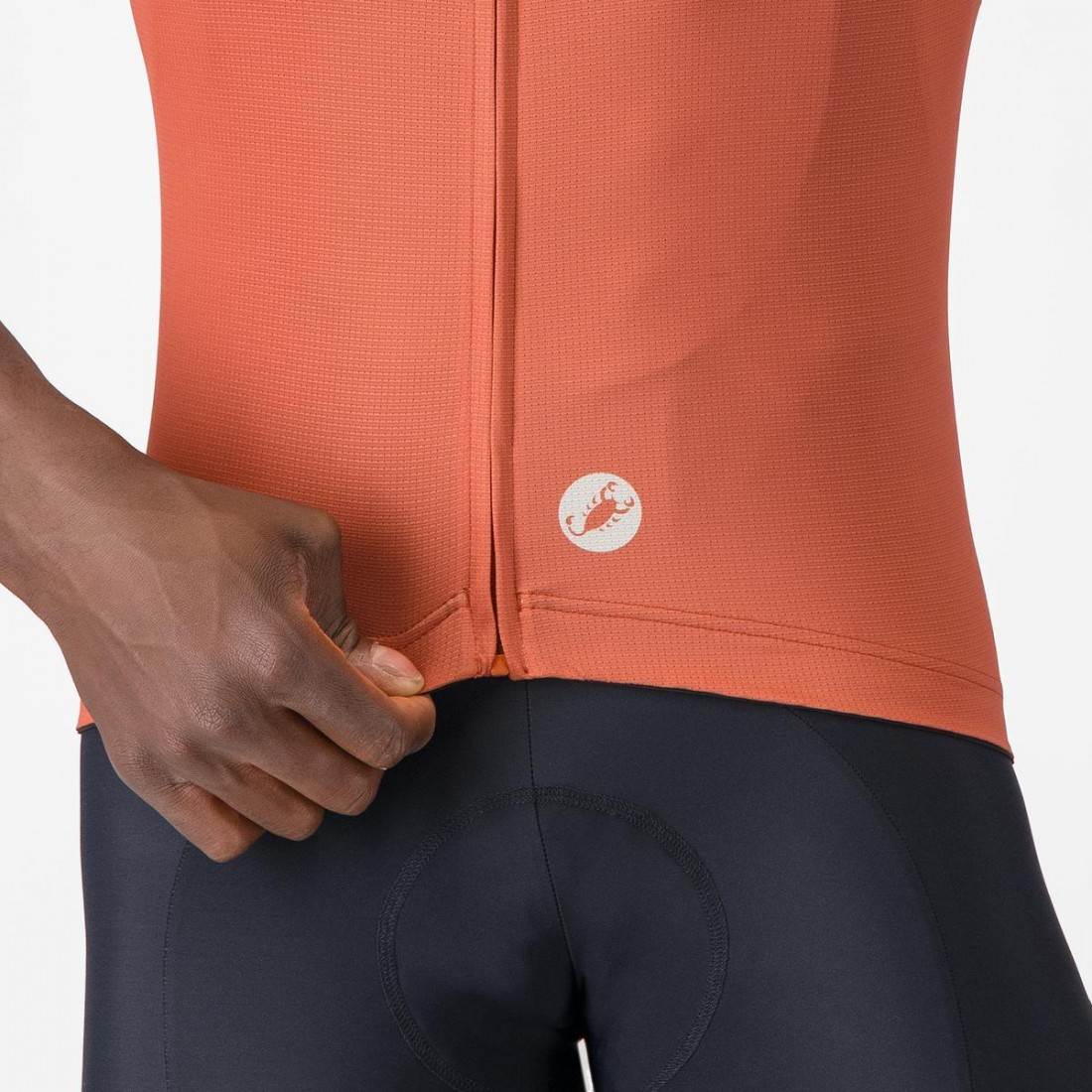 Tricou cu maneca scurta Castelli Entrata Apex, pentru barbati, paprika/arginitu L [5]