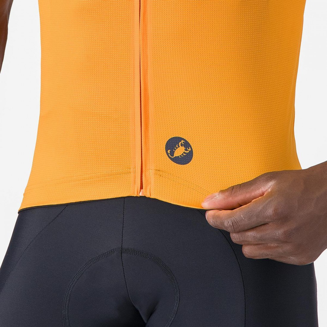 Tricou cu maneca scurta Castelli Entrata Apex, pentru barbati, portocaliu/albastru L [5]