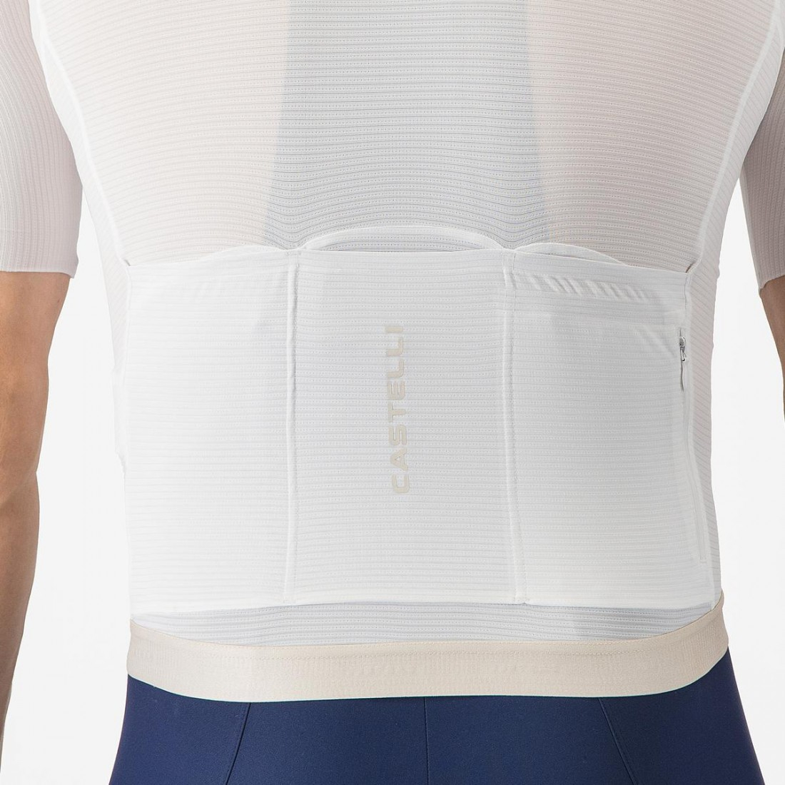 Tricou cu maneca scurta Castelli Espresso 2, pentru barbati, alb L [6]