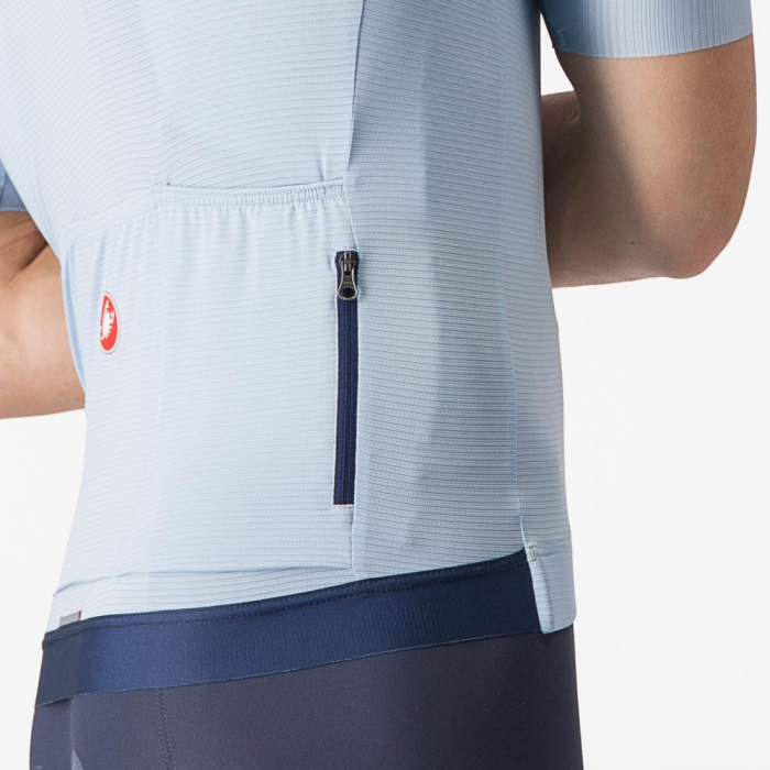Tricou cu maneca scurta Castelli Espresso, Bleu, M [6]