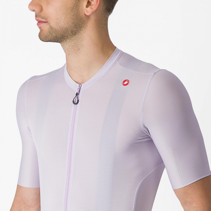 Tricou cu maneca scurta Castelli Espresso, Lila, M [5]