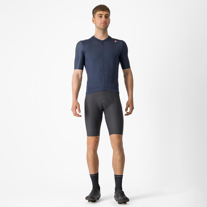 Tricou cu maneca scurta Castelli Espresso, pentru barbati, albastru belgian/argintiu selenar, XL [4]