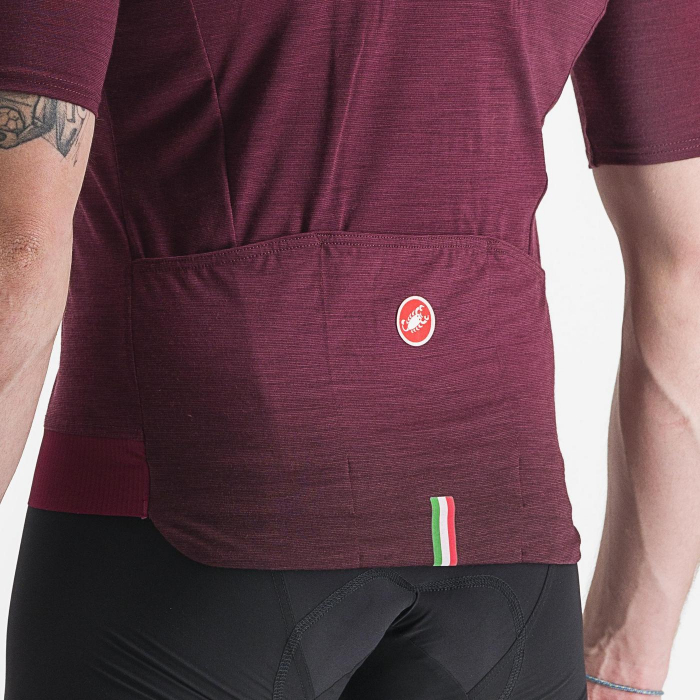 Tricou cu maneca scurta Castelli Essenza, Visiniu, XL [3]