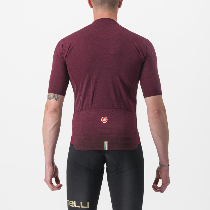 Tricou cu maneca scurta Castelli Essenza, Visiniu, XL [2]