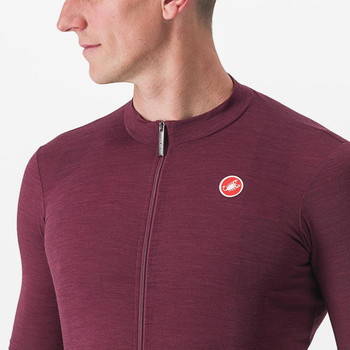 Tricou cu maneca scurta Castelli Essenza, Visiniu, XL [6]