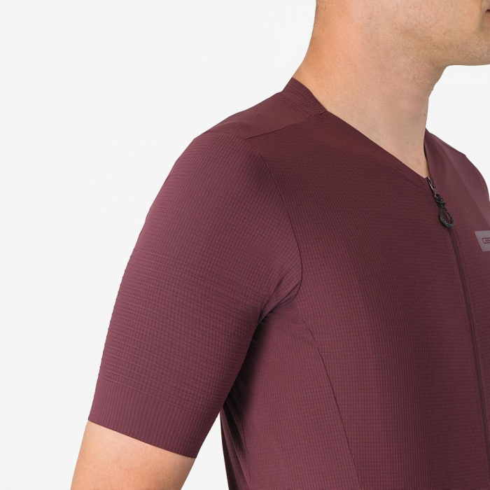 Tricou cu maneca scurta Castelli Premio EVO, pentru barbati, visiniu inchis, XXXL [2]