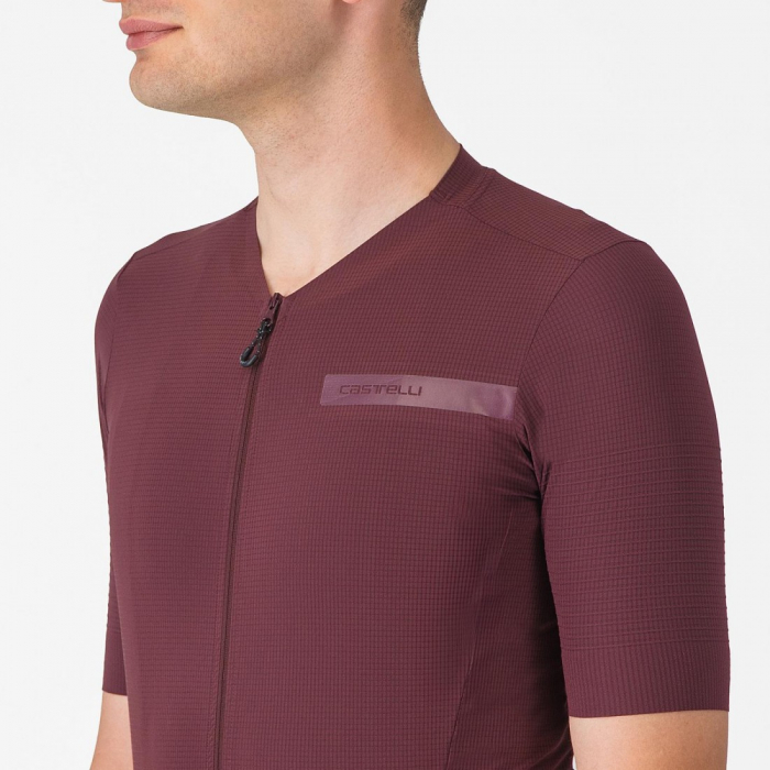 Tricou cu maneca scurta Castelli Premio EVO, pentru barbati, visiniu inchis, XXXL [6]