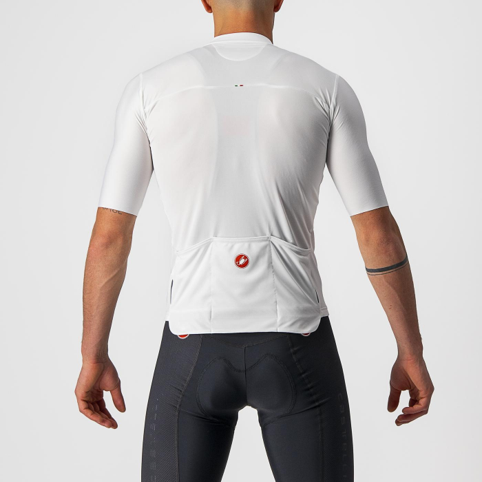 Tricou cu maneca scurta Castelli Prologo 7, Alb/Negru/Rosu, L [2]