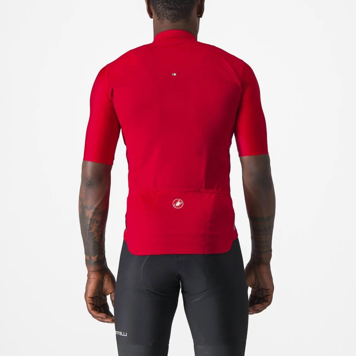 Tricou cu maneca scurta Castelli Prologo 7, Rosu/Alb/Negru, M [3]