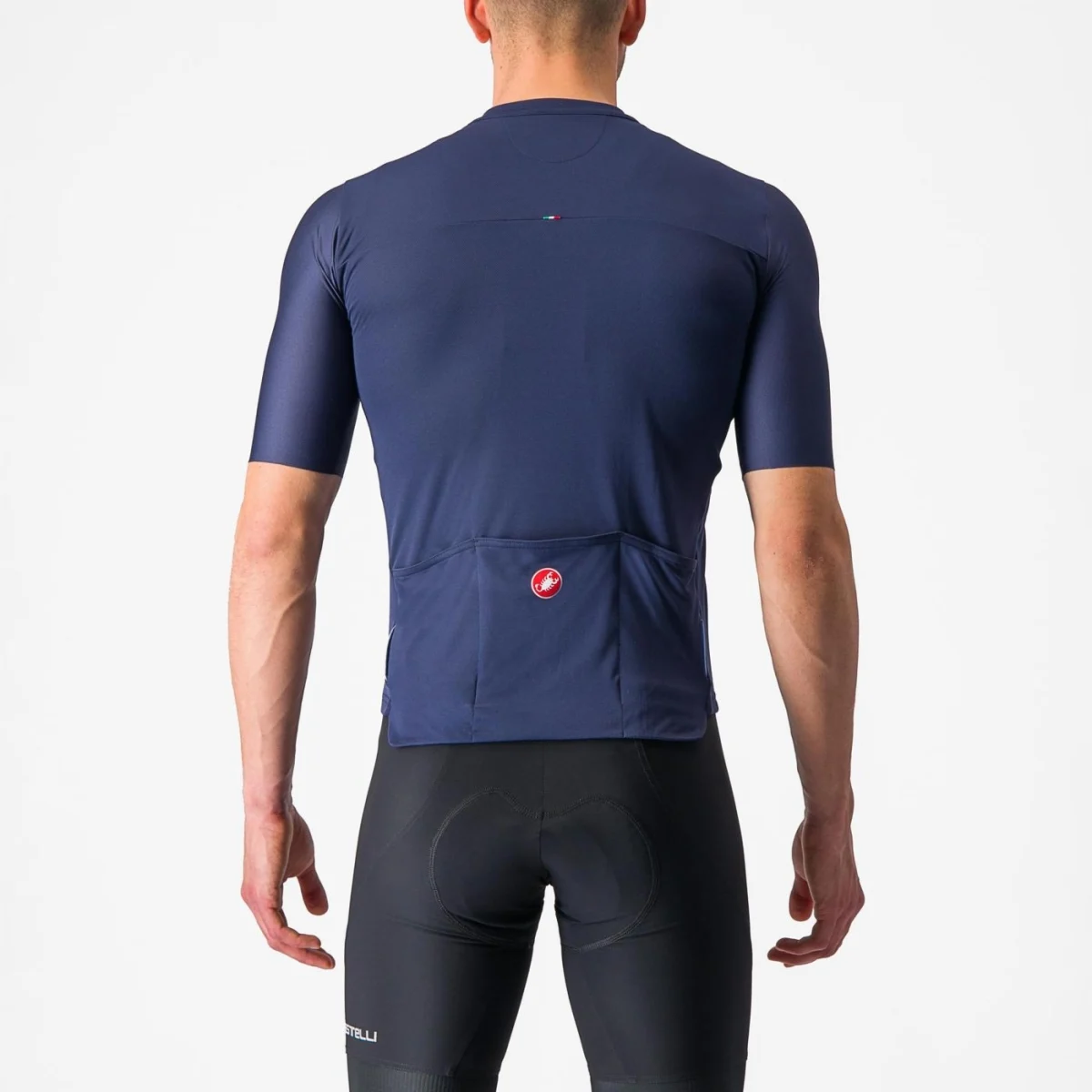 Tricou cu maneca scurta Castelli Prologo 7, Indigo/Albastru/Gri, XXL [3]