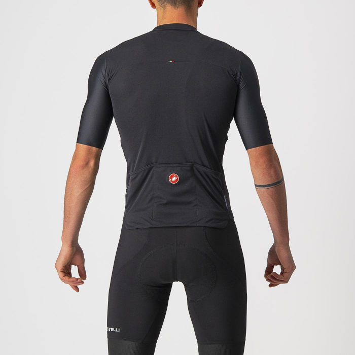 Tricou cu maneca scurta Castelli Prologo 7, Negru/Alb, L [2]