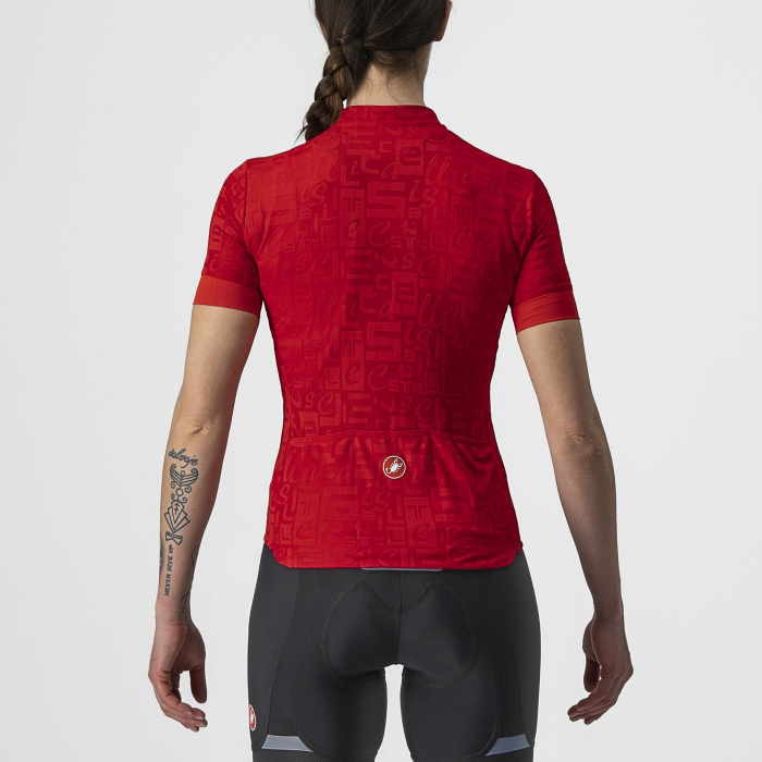 Tricou cu maneca scurta Castelli Promessa de dama Jacq Red S [2]