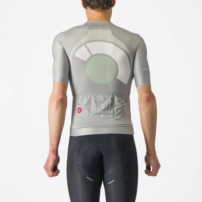 Tricou cu maneca scurta Castelli R-A/D, Gri Multicolor, L [2]