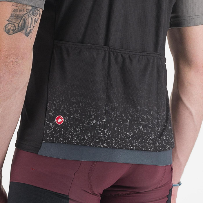 Tricou cu maneca scurta Castelli Unlimited Entrata, Gri/Negru, M [3]