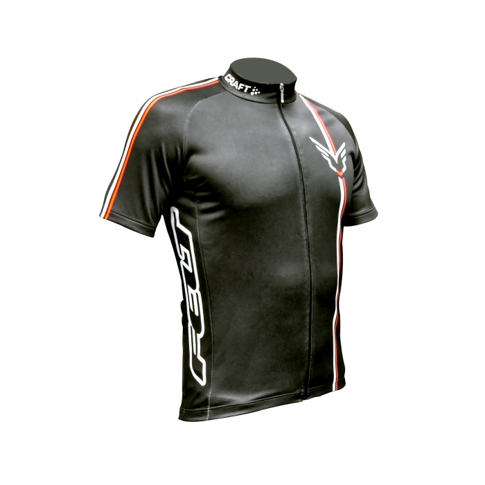 Tricou cu maneca scurta Craft L2 Felt Team, Negru/Alb/Rosu, M [3]