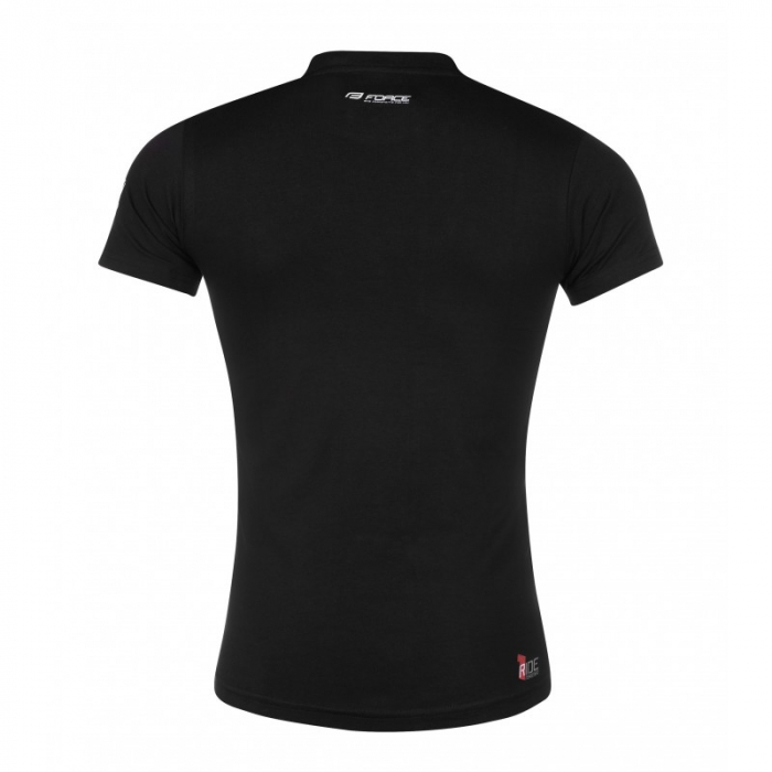 Tricou cu maneca scurta Force Ride negru XL [2]