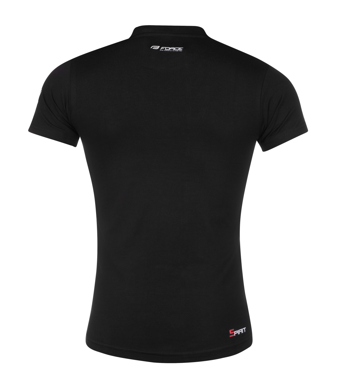 Tricou cu maneca scurta Force Spirit negru XXXL [2]