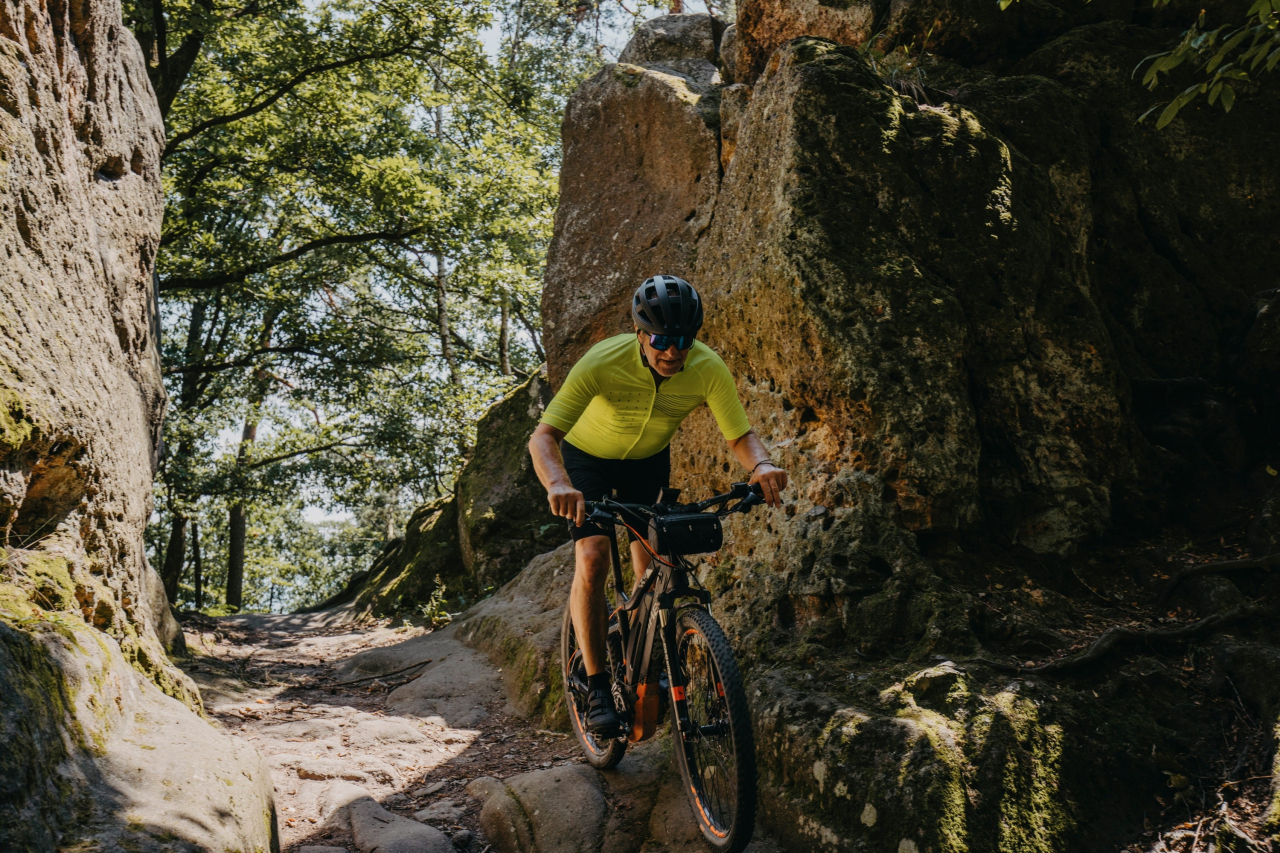 Tricou cu maneca scurta Force Sway Galben Fluo XXXL [4]