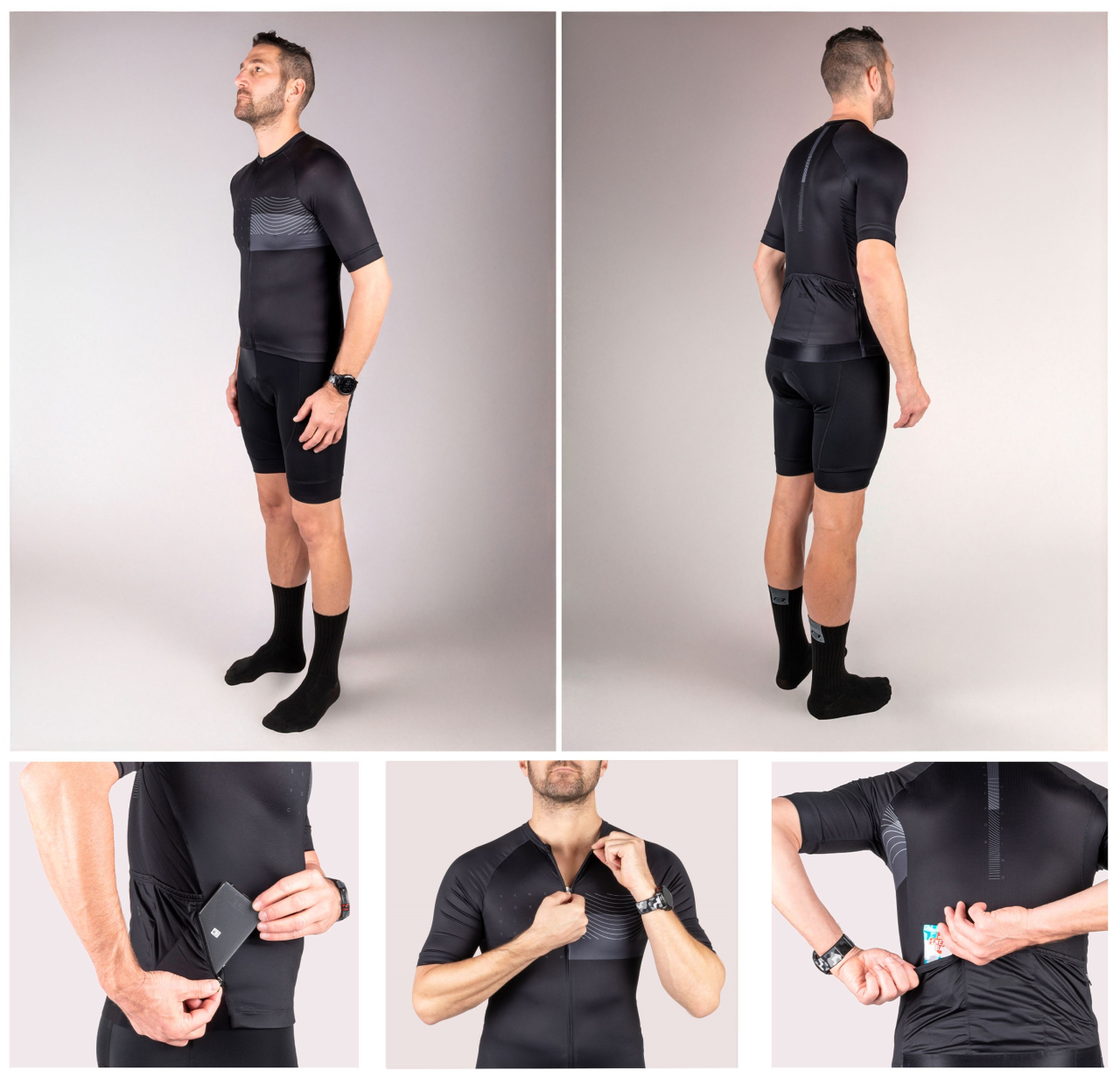 Tricou cu maneca scurta Force Sway Negru XXXL [3]