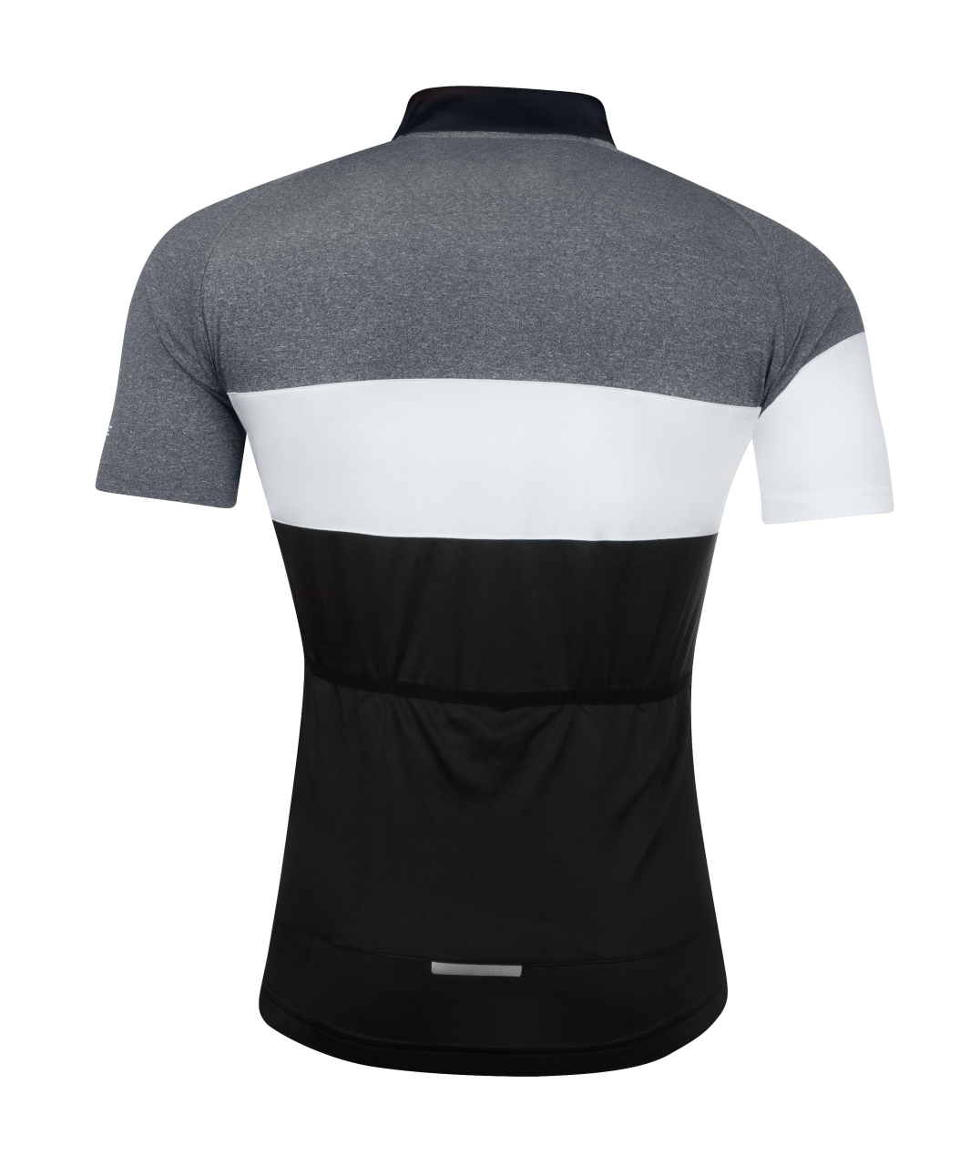 Tricou cu maneca scurta Force View, Negru/Gri/Alb, M [2]