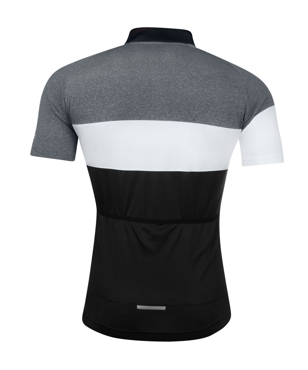 Tricou cu maneca scurta Force View, Negru/Gri/Alb, XL [2]