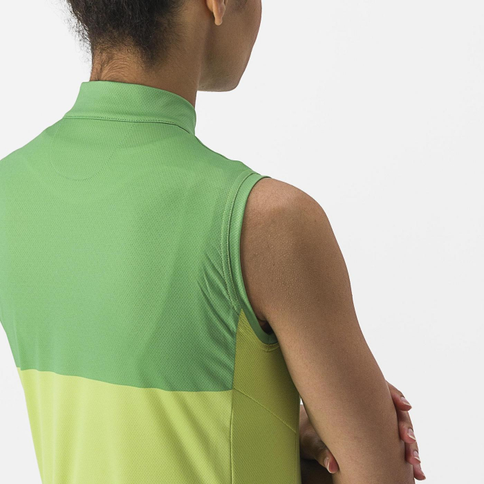 Tricou fara maneci Castelli Velocissima SL, de dama, Lime/Verde, S [4]