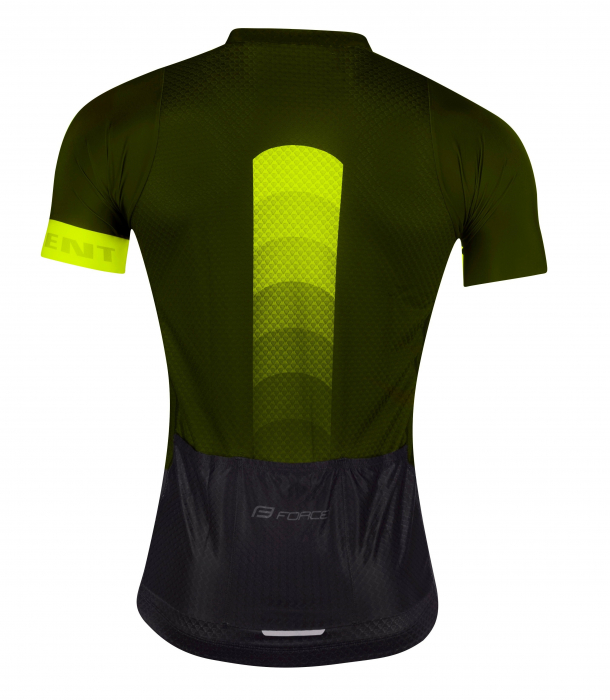 Tricou Force F Ascent Verde - Galben Fluo S [2]