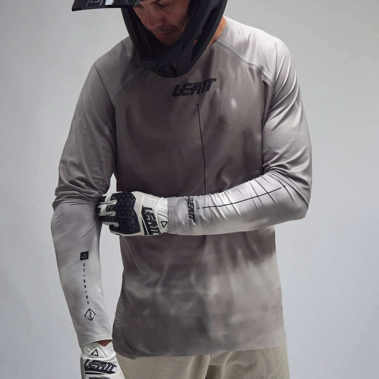 Tricou Leatt MTB Gravity 5.0 Granite Gray L [3]