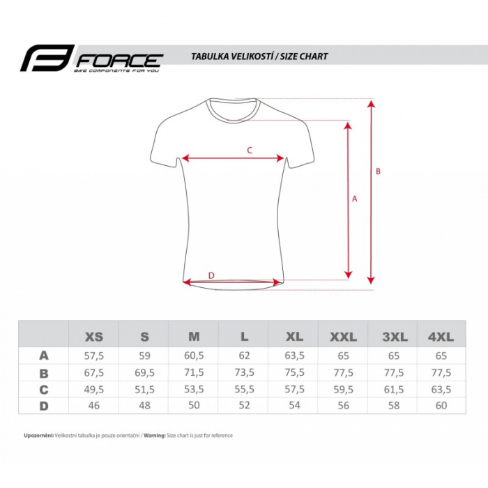 Tricou maneca scurta Force MTB Angle albastru/fluo M [4]