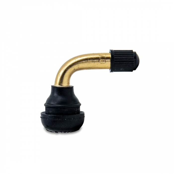 Valva tubeless curbata 90 grade pentru trotineta electrica 70mm - set 10 bucati [2]