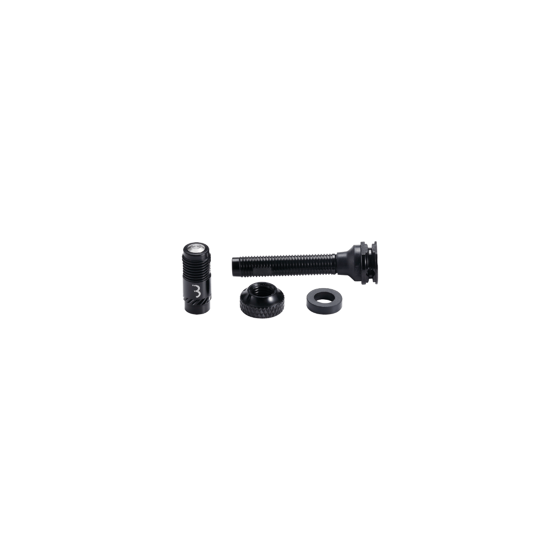 Valve tubeless BBB Valve CoreCap aluminiu set 2 bucati negre 40mm [2]