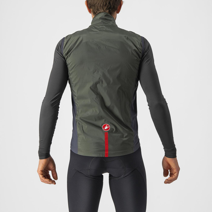 Vesta de vant Castelli Squadra Stretch, Kaki, L [2]