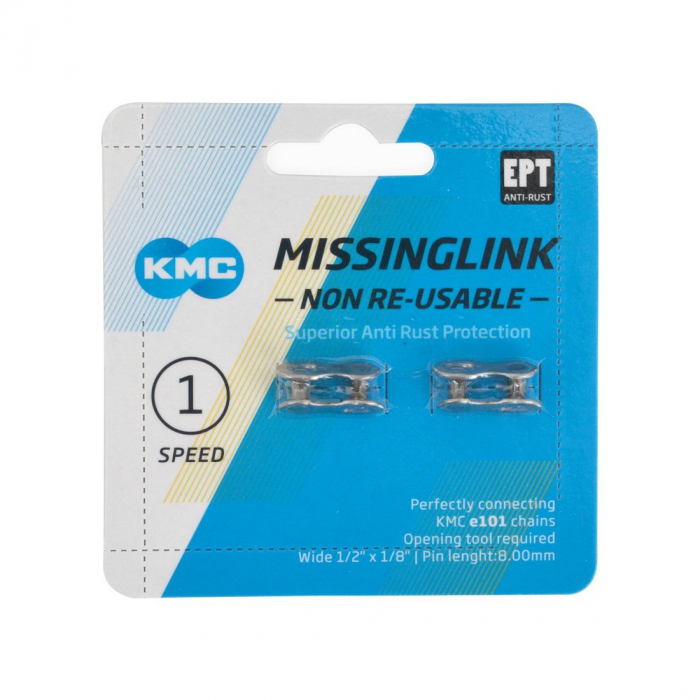 Za Rapida KMC Missing Link 101NR EPT Silver Single-Speed [2]