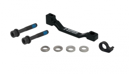 Accesorii frane - Adaptor montaj etrier fata Shimano Post/Post 180mm negru