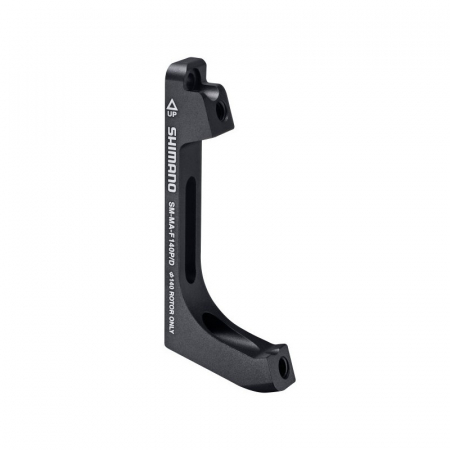 Piese biciclete - Adaptor etrier fata Shimano SM-MA-F140P/D Post/Flat 140mm negru