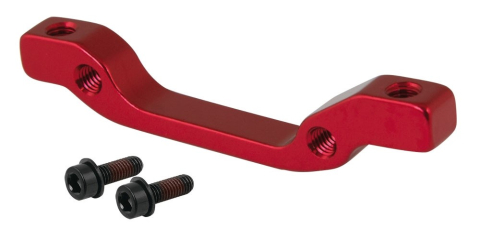 Accesorii frane - Adaptor montaj etrier fata postmount/standard Force 160mm rosu