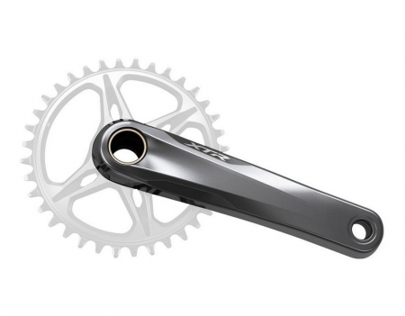 Angrenaje pedaliere - Angrenaj pedalier Shimano XTR FC-M9120-1, Hollowtech II, brate 170mm, fara BB, fara TL-FC41, fara foi