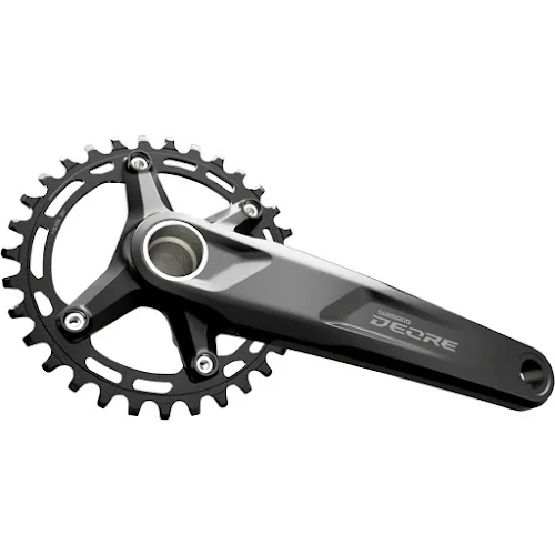 Angrenaj pedalier Shimano Deore FC-M5100-1, 1x10/11 viteze, Hollowtech II, fara aparatoare lant, brate 170mm, fara BB, 32T [1]