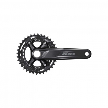 Angrenaje pedaliere - Angrenaj pedalier Shimano Deore FC-M5100-B2, 2x11 viteze, Hollowtech II, fara aparatoare lant, brate 170mm, fara BB, 36x26T