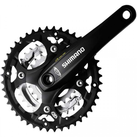 Angrenaje pedaliere - Angrenaj pedalier Shimano FC-M521-L, 9 vit, octalink, brate 175mm, 44/32/22T, neambalat
