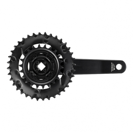 Angrenaj pedalier Shimano FC-MT101-B2, 2x9 vit, brate 170mm, fara CG, 36x22T [1]