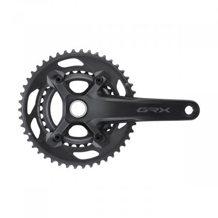 Angrenaj pedalier Shimano GRX FC-RX600, 2x10 viteze, Hollowtech II, fara aparatoare lant, brate 175mm, fara BB, 46x30T [1]