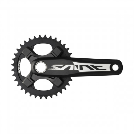 Angrenaje pedaliere - Angrenaj pedalier Shimano Saint FC-M820, 1x10 viteze, Hollowtech II, fara bash guard, brate 165mm, cu BB 68/73mm, fara TL-FC16 & FC32, 36T