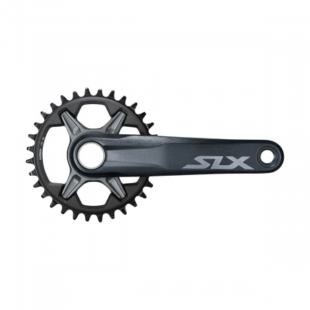Angrenaje, foi si brate pedaliere - Angrenaj pedalier Shimano SLX FC-M7130-1, Hollowtech II, fara aparatoare lant, brate 175mm, fara BB, fara TL-FC41, fara foi